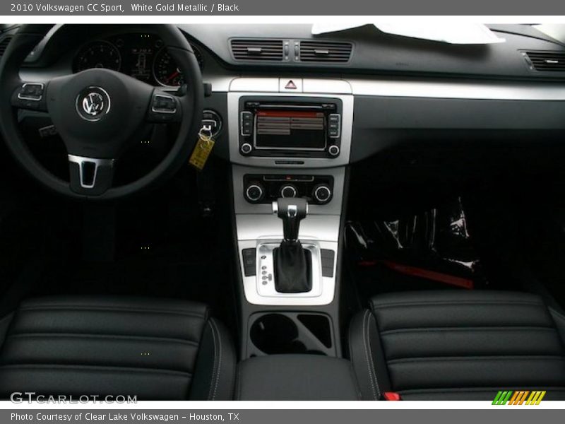 White Gold Metallic / Black 2010 Volkswagen CC Sport