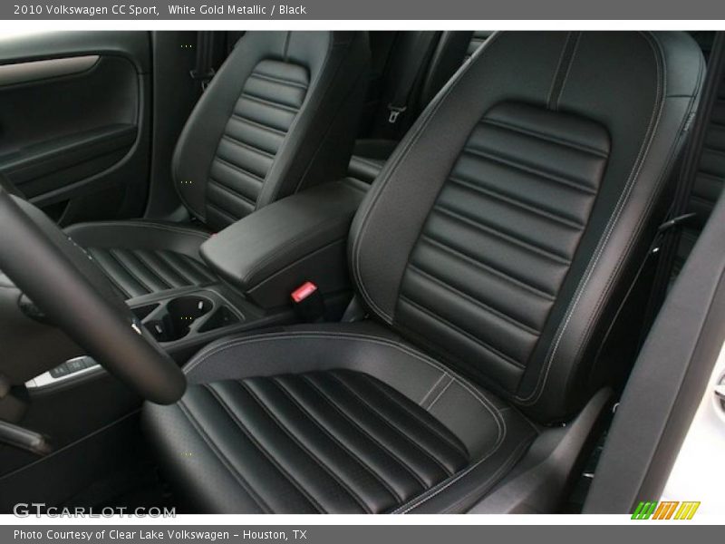 White Gold Metallic / Black 2010 Volkswagen CC Sport