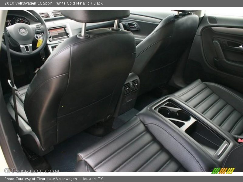 White Gold Metallic / Black 2010 Volkswagen CC Sport