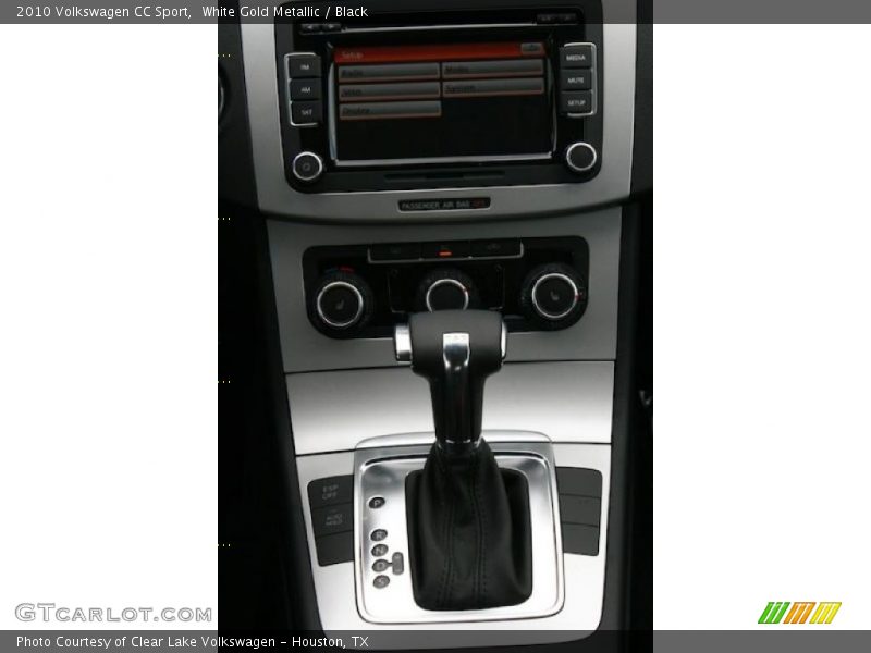 White Gold Metallic / Black 2010 Volkswagen CC Sport