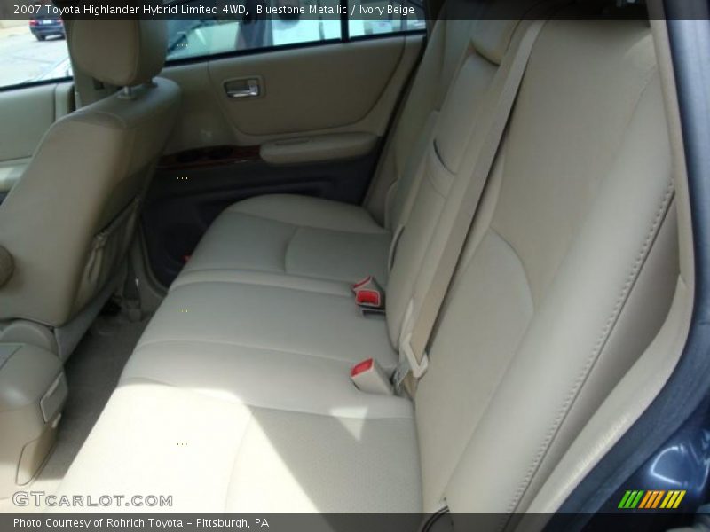 Bluestone Metallic / Ivory Beige 2007 Toyota Highlander Hybrid Limited 4WD