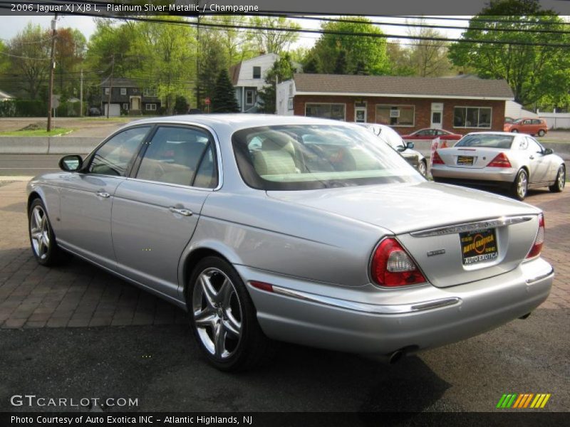 Platinum Silver Metallic / Champagne 2006 Jaguar XJ XJ8 L