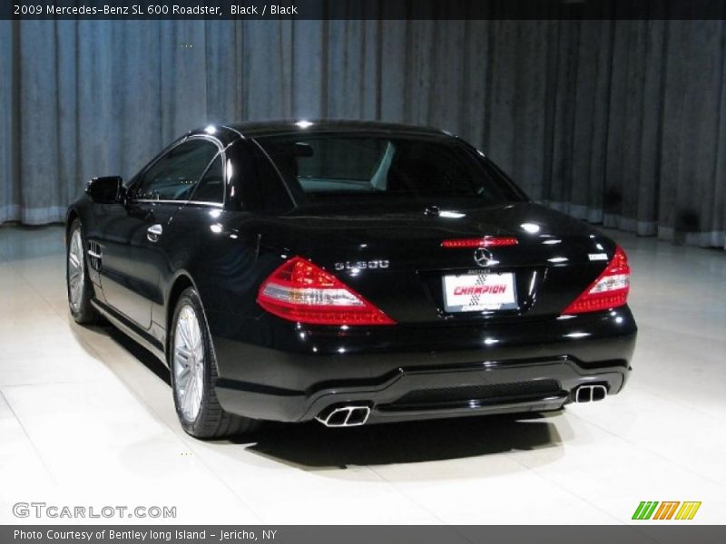 Black / Black 2009 Mercedes-Benz SL 600 Roadster