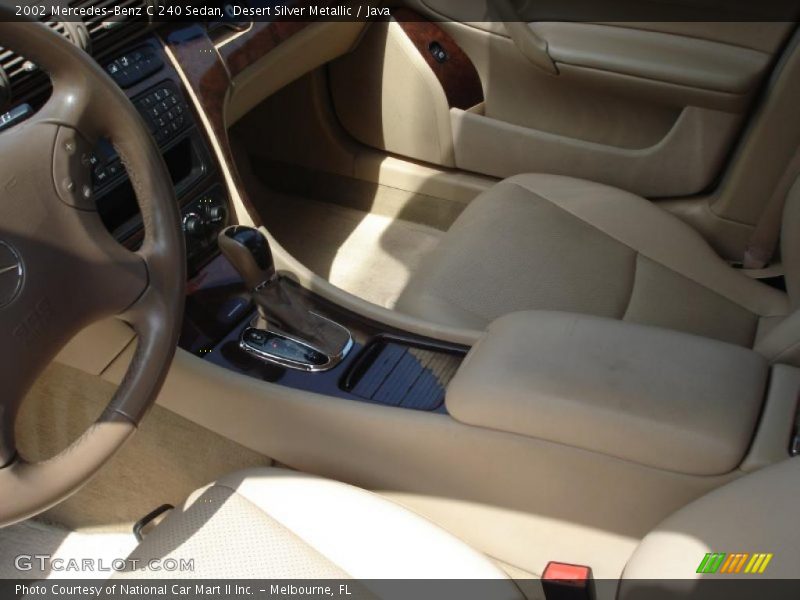 Desert Silver Metallic / Java 2002 Mercedes-Benz C 240 Sedan