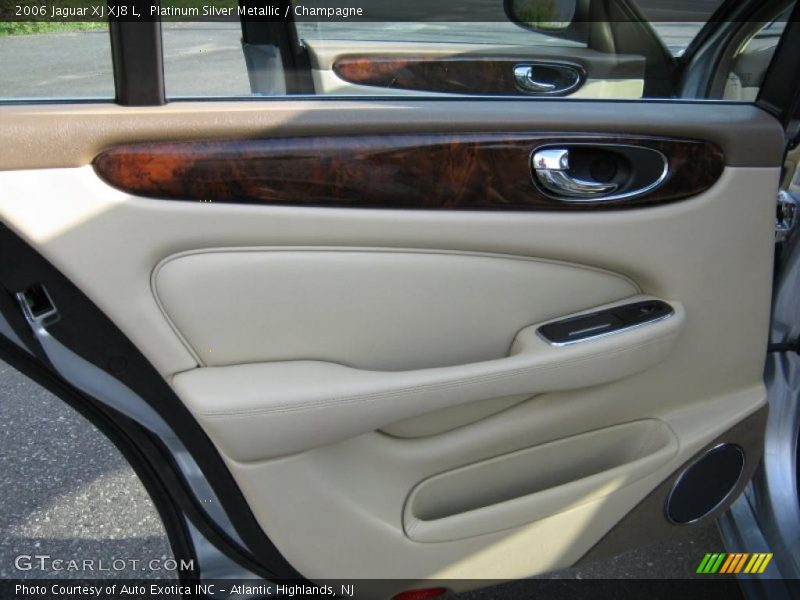 Platinum Silver Metallic / Champagne 2006 Jaguar XJ XJ8 L