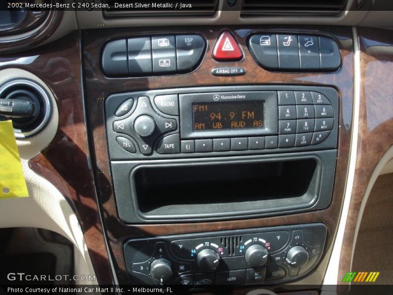 Desert Silver Metallic / Java 2002 Mercedes-Benz C 240 Sedan