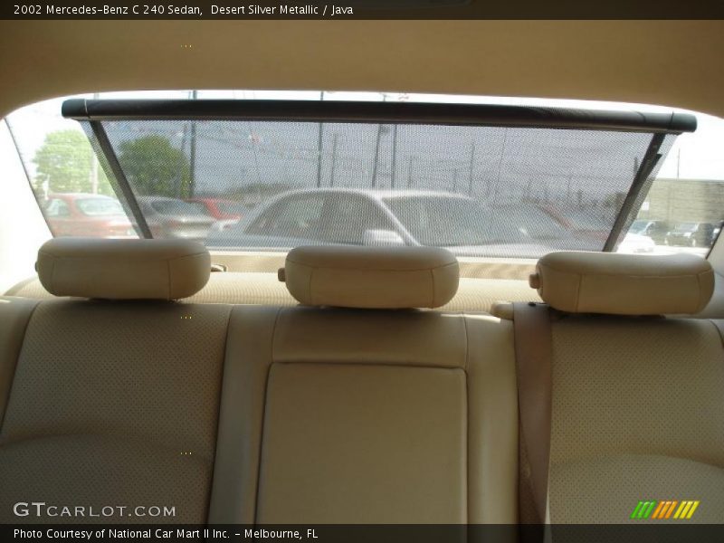 Desert Silver Metallic / Java 2002 Mercedes-Benz C 240 Sedan