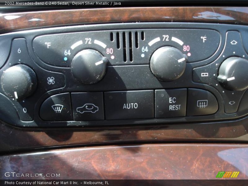Desert Silver Metallic / Java 2002 Mercedes-Benz C 240 Sedan