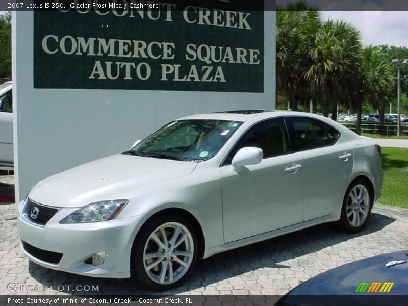 Glacier Frost Mica / Cashmere 2007 Lexus IS 350
