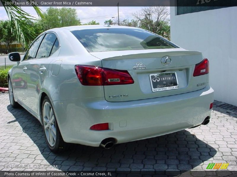 Glacier Frost Mica / Cashmere 2007 Lexus IS 350