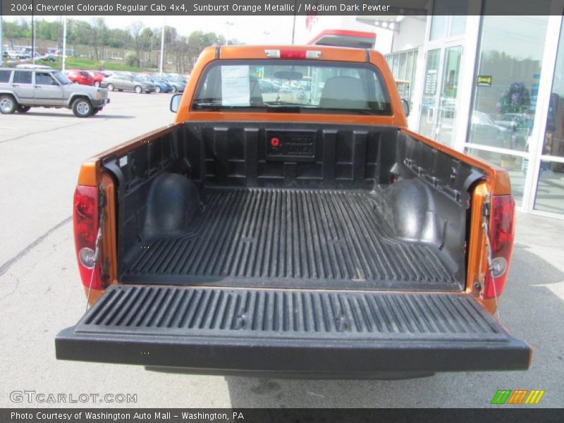 Sunburst Orange Metallic / Medium Dark Pewter 2004 Chevrolet Colorado Regular Cab 4x4