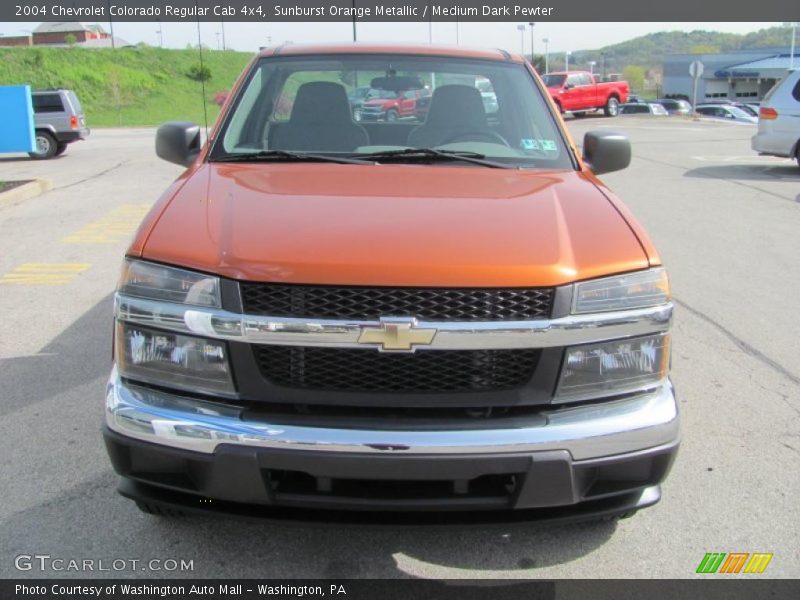 Sunburst Orange Metallic / Medium Dark Pewter 2004 Chevrolet Colorado Regular Cab 4x4