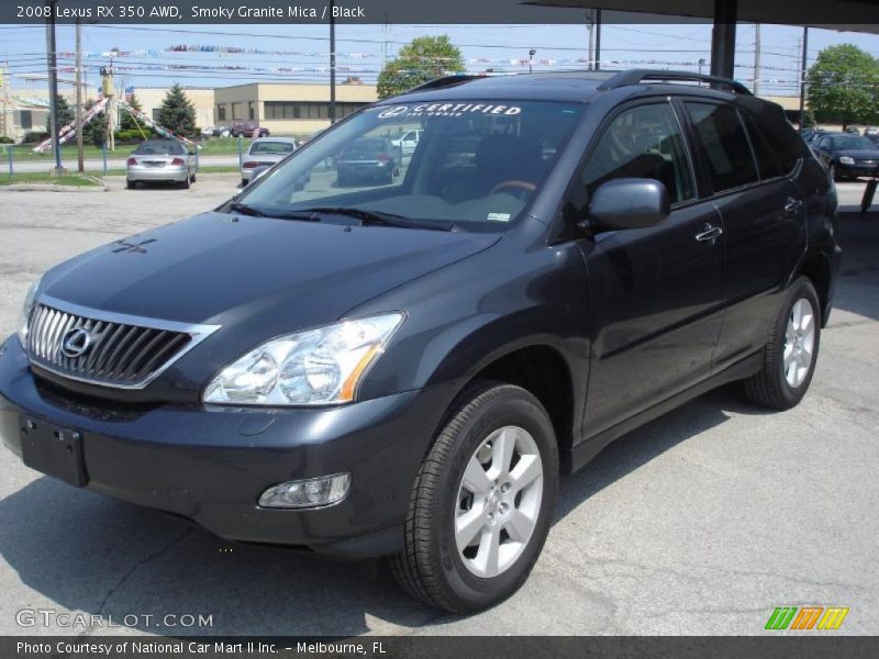 Smoky Granite Mica / Black 2008 Lexus RX 350 AWD