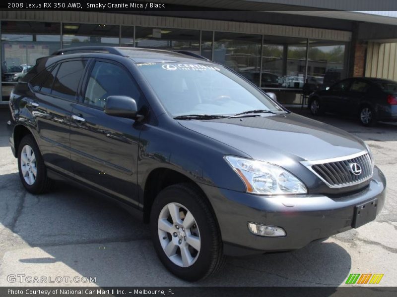 Smoky Granite Mica / Black 2008 Lexus RX 350 AWD