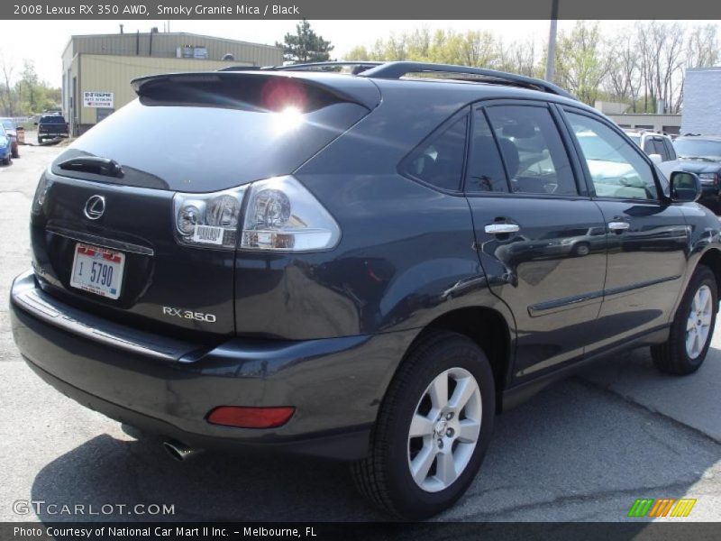 Smoky Granite Mica / Black 2008 Lexus RX 350 AWD