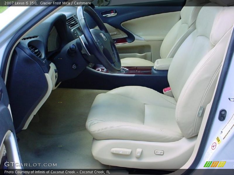 Glacier Frost Mica / Cashmere 2007 Lexus IS 350