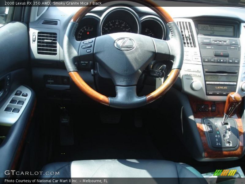 Smoky Granite Mica / Black 2008 Lexus RX 350 AWD