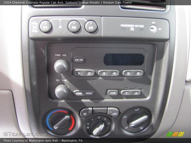 Sunburst Orange Metallic / Medium Dark Pewter 2004 Chevrolet Colorado Regular Cab 4x4