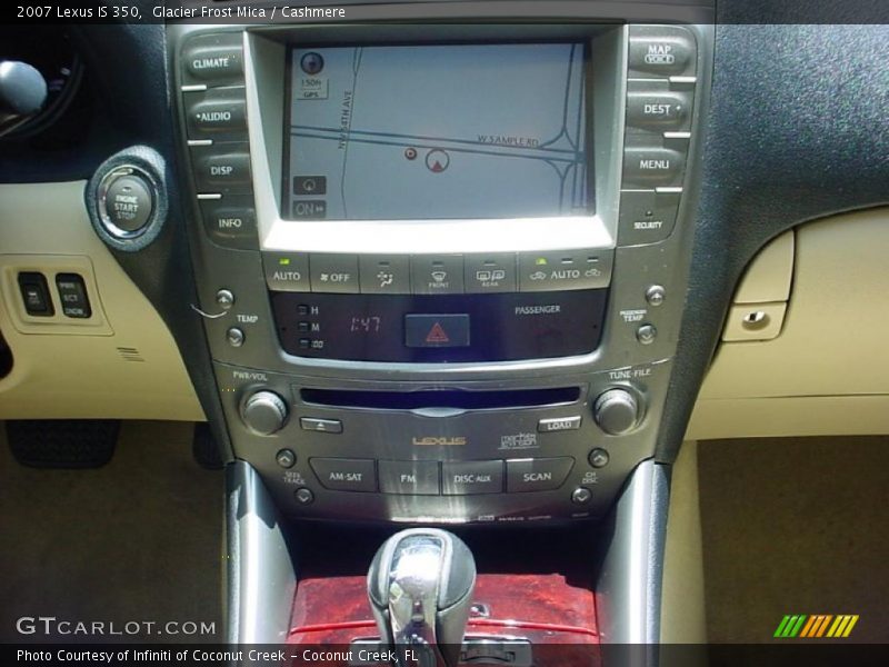 Glacier Frost Mica / Cashmere 2007 Lexus IS 350