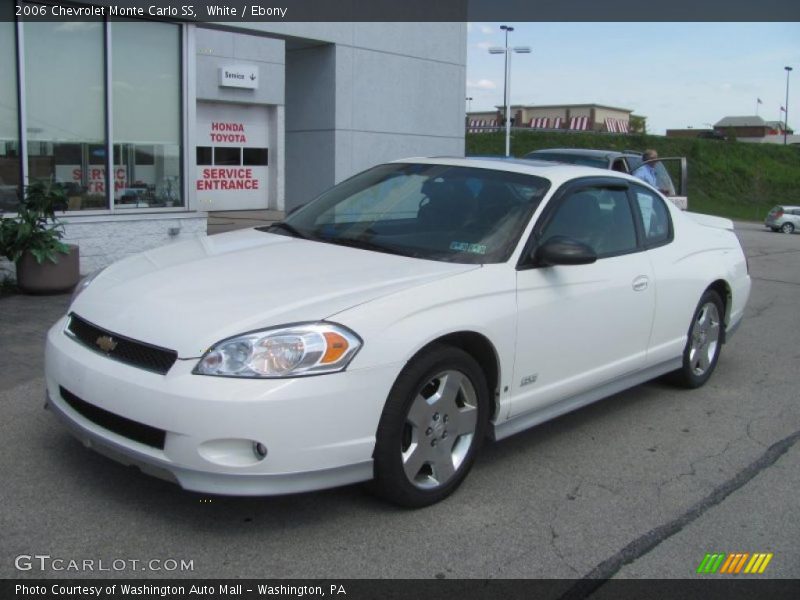 White / Ebony 2006 Chevrolet Monte Carlo SS