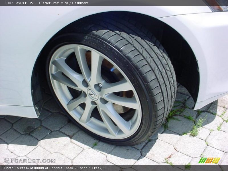 Glacier Frost Mica / Cashmere 2007 Lexus IS 350