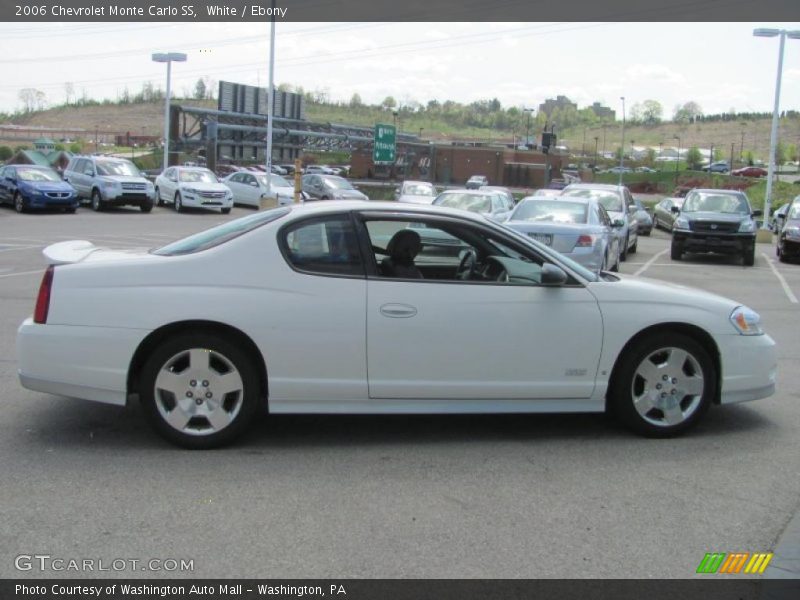White / Ebony 2006 Chevrolet Monte Carlo SS