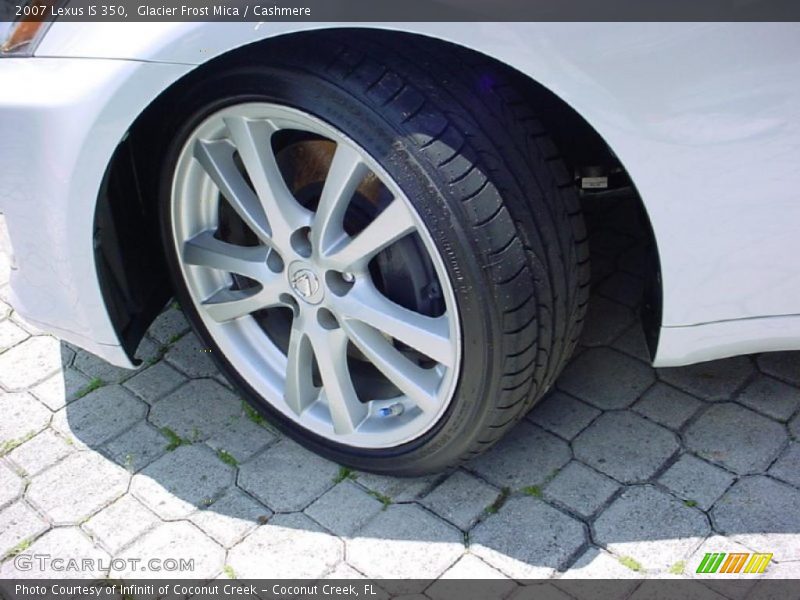 Glacier Frost Mica / Cashmere 2007 Lexus IS 350