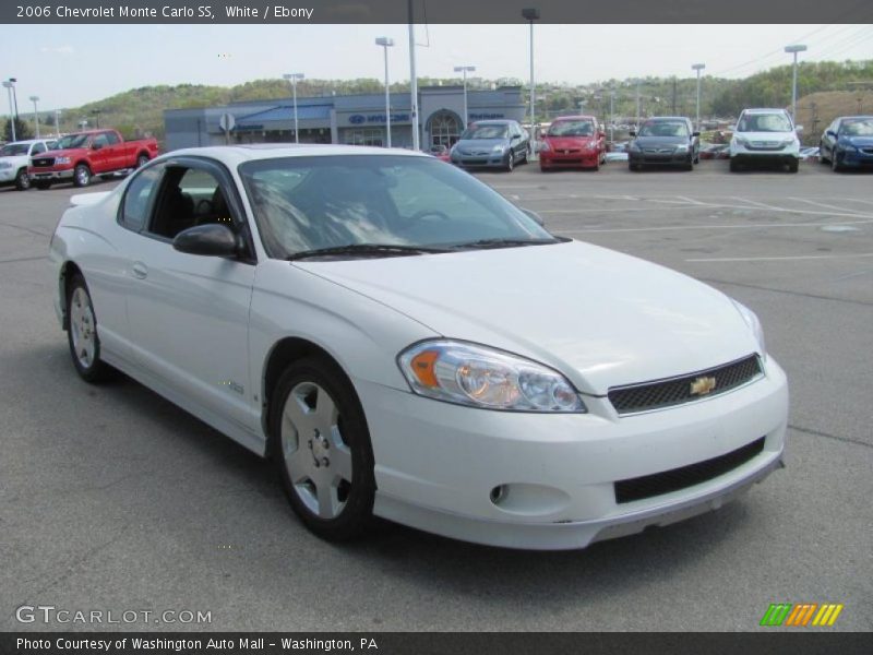 White / Ebony 2006 Chevrolet Monte Carlo SS