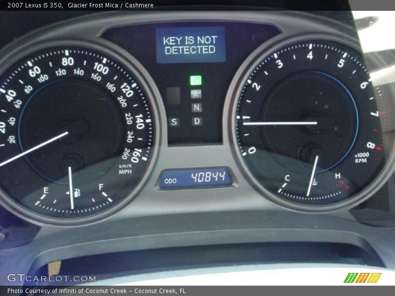 Glacier Frost Mica / Cashmere 2007 Lexus IS 350