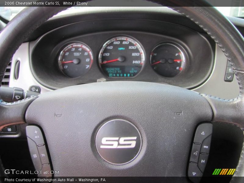 White / Ebony 2006 Chevrolet Monte Carlo SS