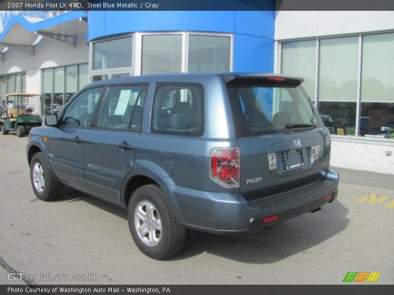 Steel Blue Metallic / Gray 2007 Honda Pilot LX 4WD