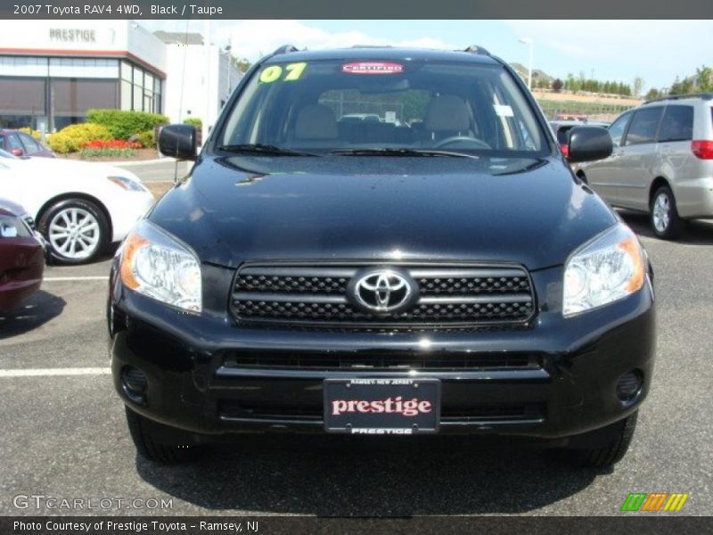 Black / Taupe 2007 Toyota RAV4 4WD