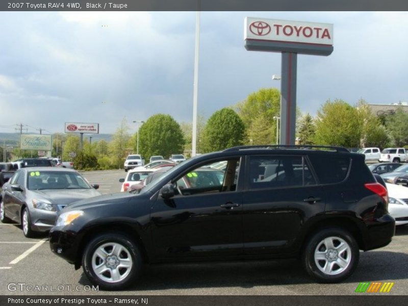 Black / Taupe 2007 Toyota RAV4 4WD