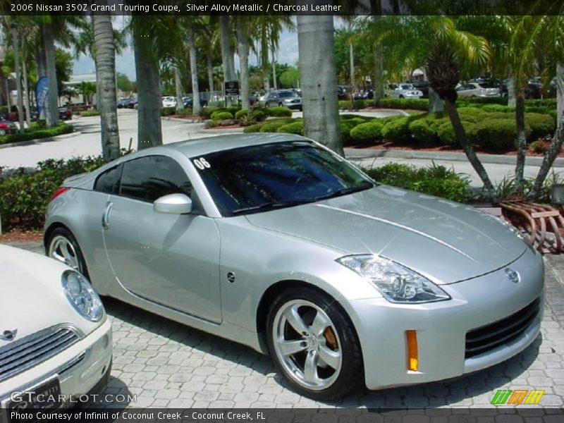 Silver Alloy Metallic / Charcoal Leather 2006 Nissan 350Z Grand Touring Coupe