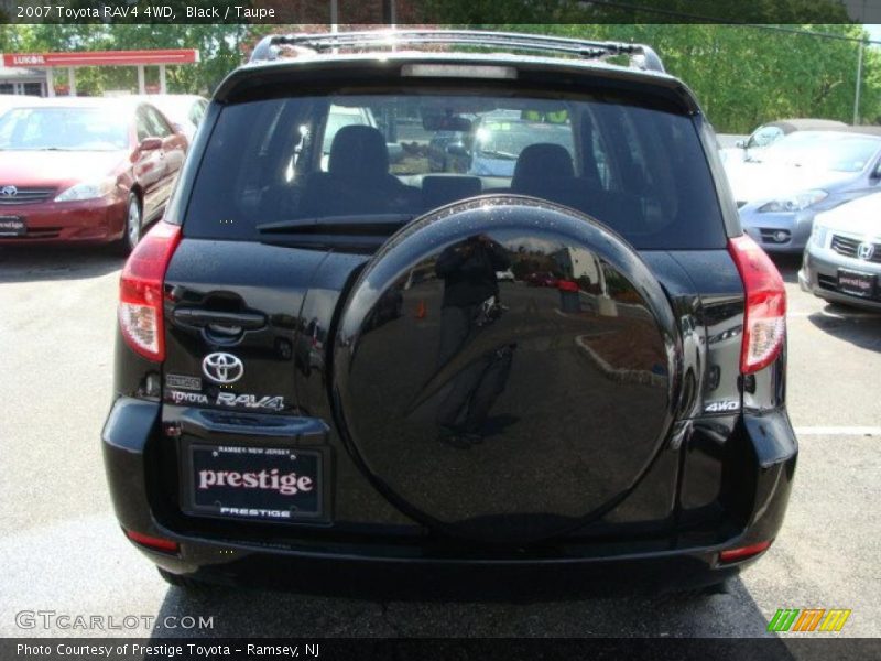Black / Taupe 2007 Toyota RAV4 4WD