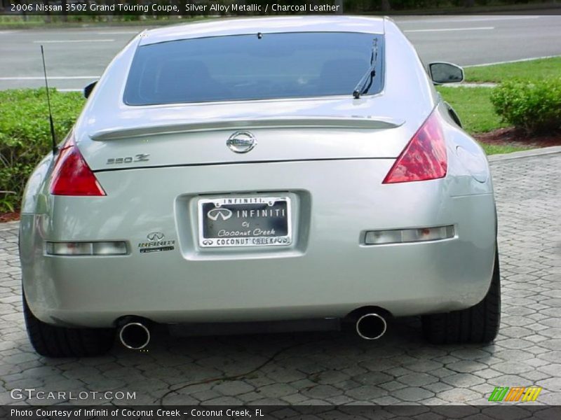 Silver Alloy Metallic / Charcoal Leather 2006 Nissan 350Z Grand Touring Coupe