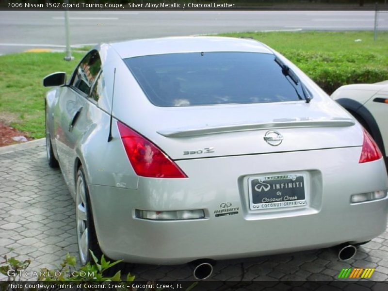Silver Alloy Metallic / Charcoal Leather 2006 Nissan 350Z Grand Touring Coupe