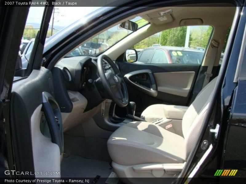 Black / Taupe 2007 Toyota RAV4 4WD