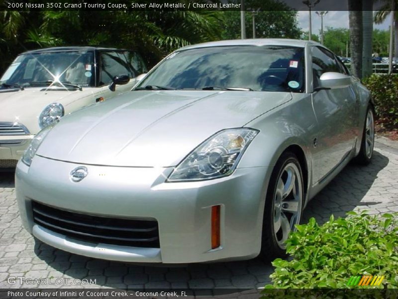 Silver Alloy Metallic / Charcoal Leather 2006 Nissan 350Z Grand Touring Coupe