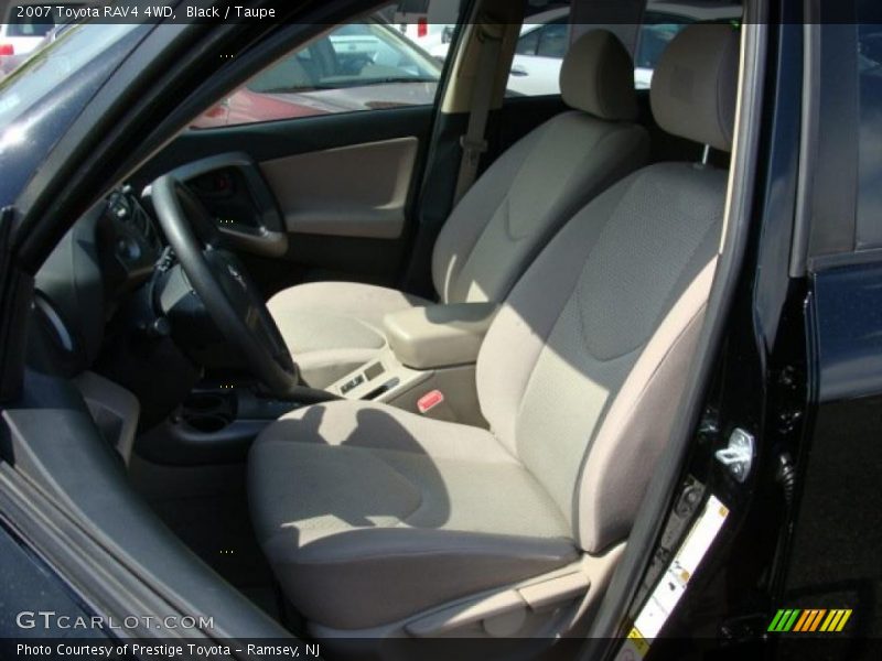 Black / Taupe 2007 Toyota RAV4 4WD