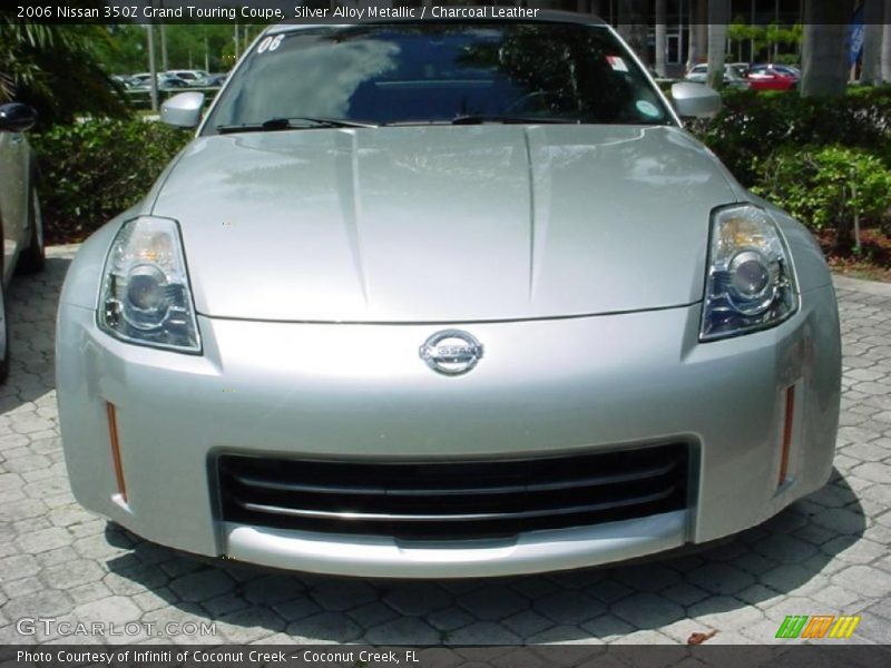 Silver Alloy Metallic / Charcoal Leather 2006 Nissan 350Z Grand Touring Coupe