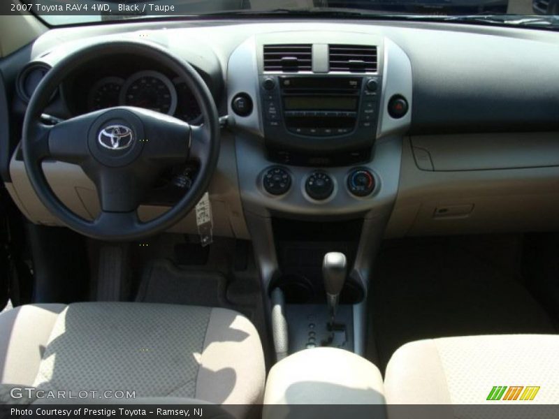 Black / Taupe 2007 Toyota RAV4 4WD