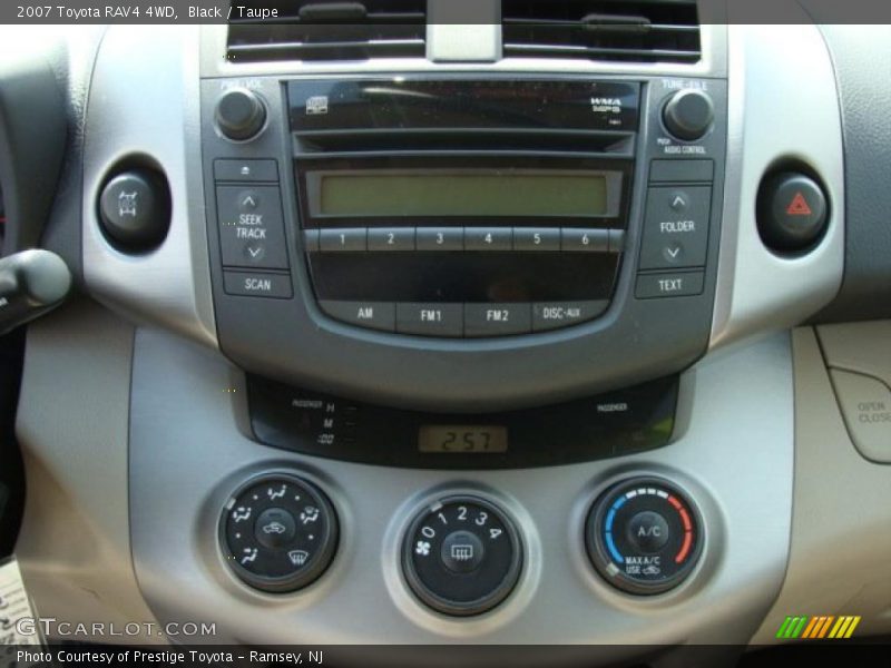 Black / Taupe 2007 Toyota RAV4 4WD