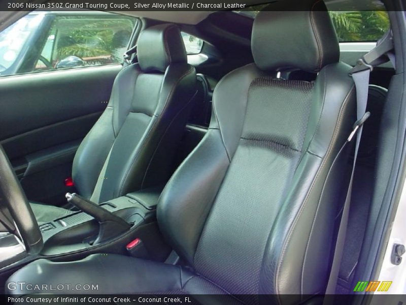 Silver Alloy Metallic / Charcoal Leather 2006 Nissan 350Z Grand Touring Coupe