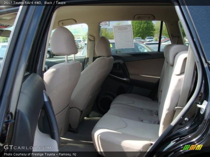 Black / Taupe 2007 Toyota RAV4 4WD