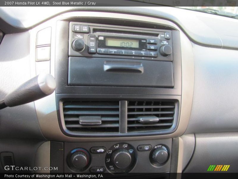 Steel Blue Metallic / Gray 2007 Honda Pilot LX 4WD