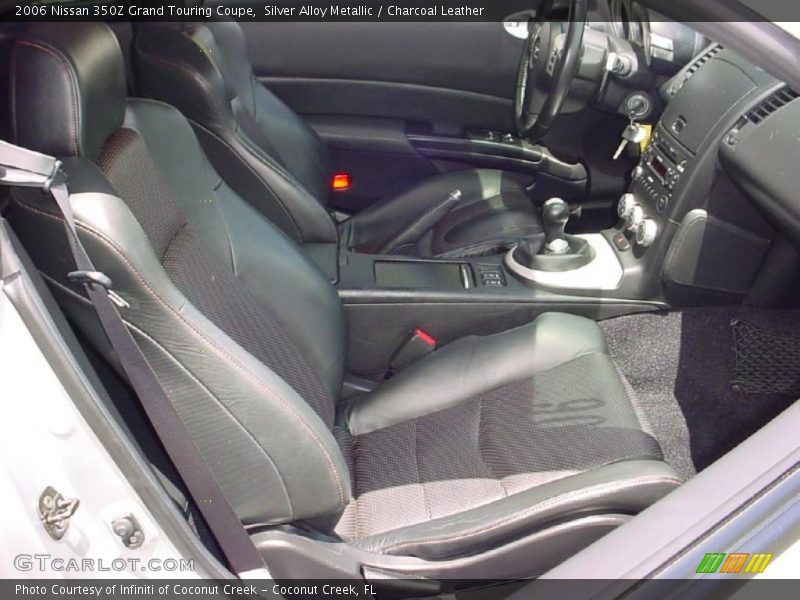 Silver Alloy Metallic / Charcoal Leather 2006 Nissan 350Z Grand Touring Coupe
