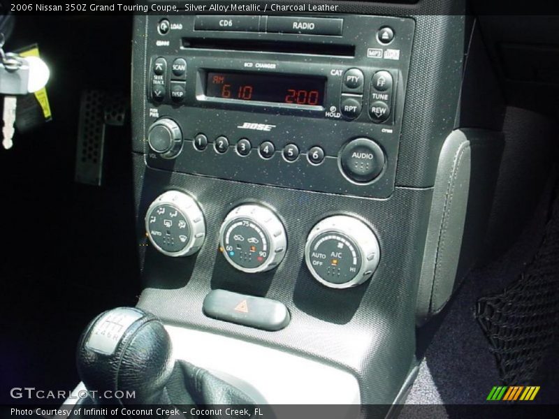 Silver Alloy Metallic / Charcoal Leather 2006 Nissan 350Z Grand Touring Coupe