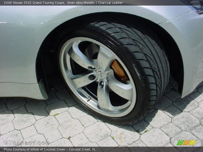 Silver Alloy Metallic / Charcoal Leather 2006 Nissan 350Z Grand Touring Coupe