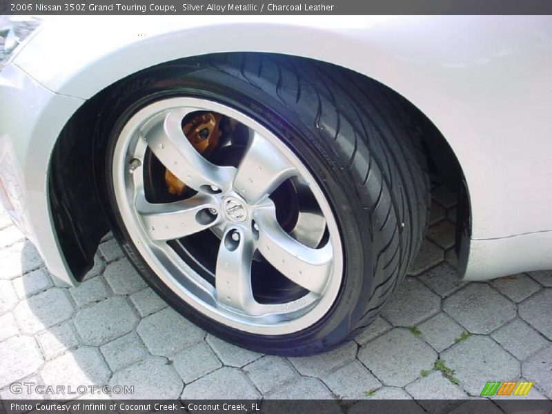 Silver Alloy Metallic / Charcoal Leather 2006 Nissan 350Z Grand Touring Coupe